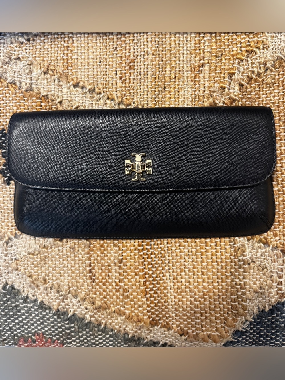Tory Burch Diana Saffiano clutch
